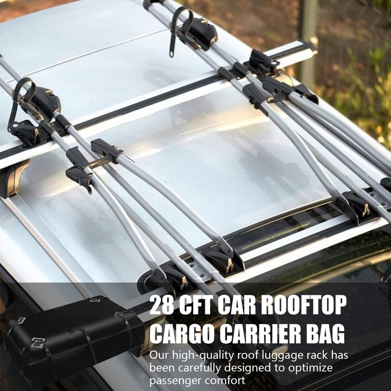 Taška na střešní nosič nákladu do auta 28 Cft Úložná taška na střechu auta Střešní nosič auta Odolná Velkokapacitní Střešní nosič zavazadel do auta Pro