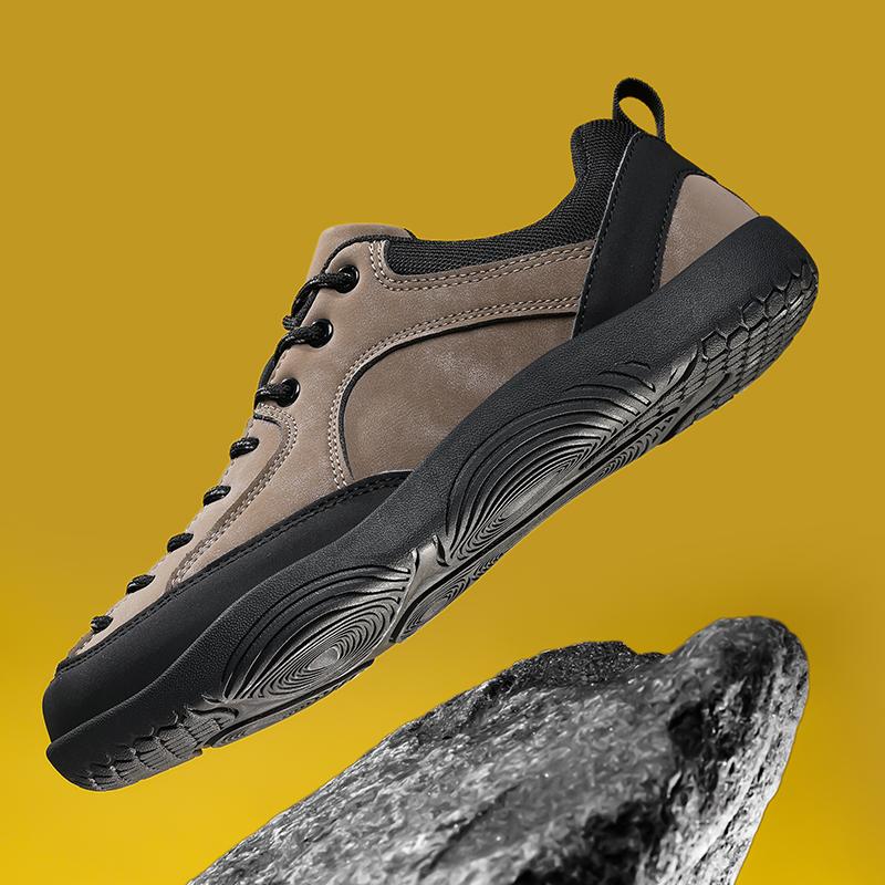 Spring /Autumn Running Sports Shoes Men's Thick Bottom Color Hot-selling Women's Shoes Outdoor Wide-Toe Shoes, Large-Size Hiking Couples' Shoes