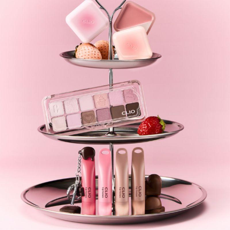 Clio Glaze Lip Serum Set 8g Glossy Hydrating Lip Serum Korean High Shine Plumping Lip Tint Set