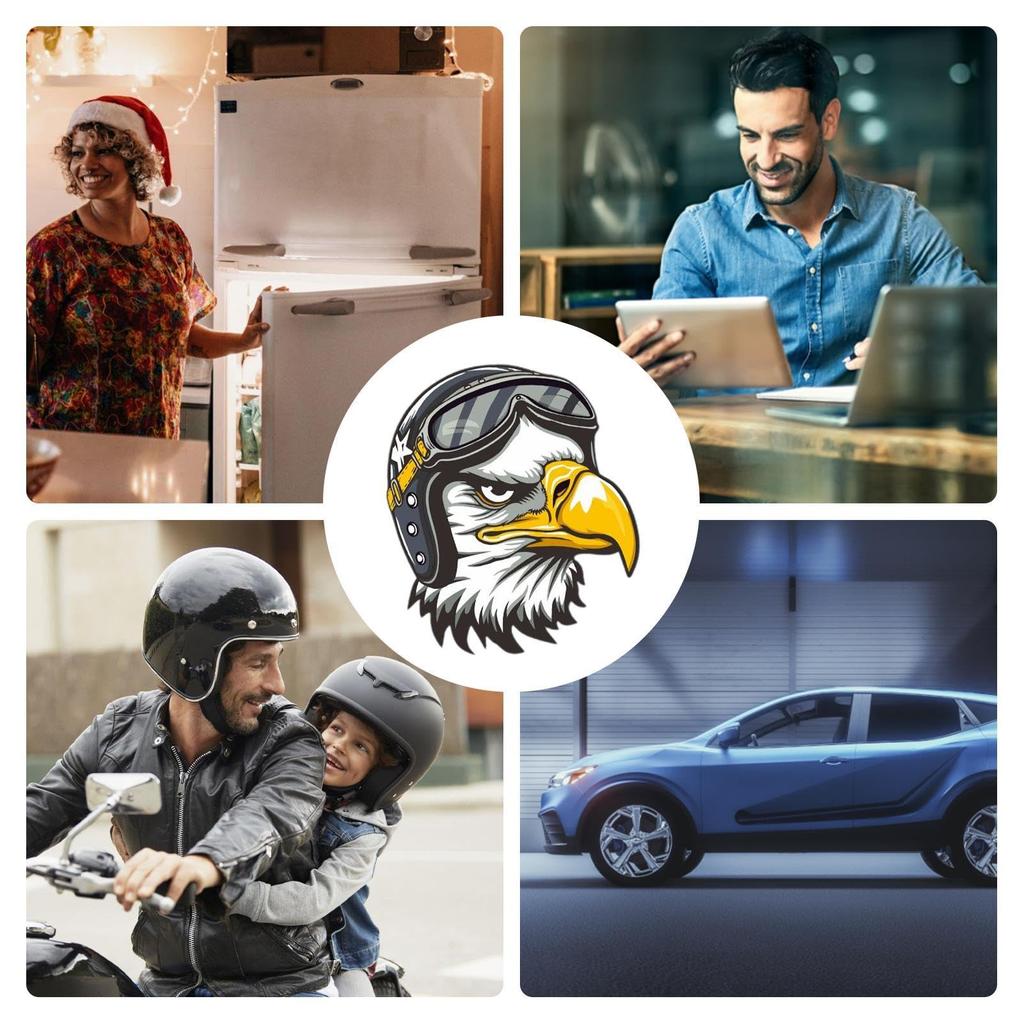 Ketunedi Retro Bike Stickers, Motorcycle Stickers for Helmet - Motorcycle Stickers Vintage Car Stickers,