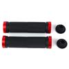 Pair of Bike Bicycle Comfortable Handlebar Lock On Grips Grip Cycling Accessory Red