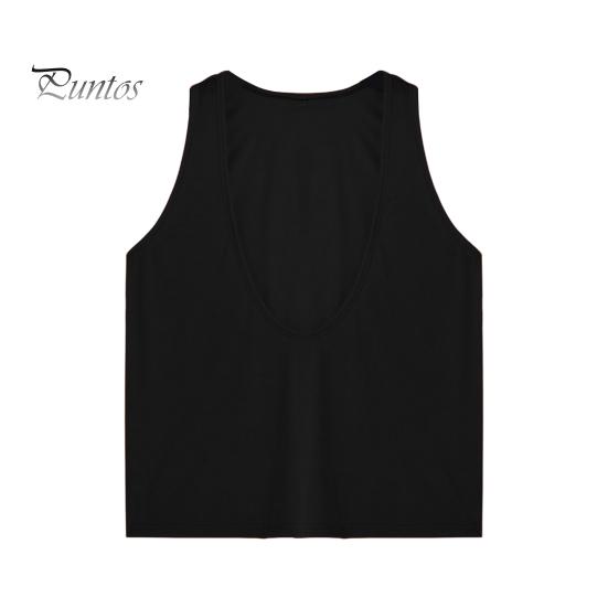 

Мужской спортивный жилет с глубоким V-образным вырезом, широкими бретелями, без рукавов, однотонные майки свободного кроя, повседневный универсальный жилет S чёрный