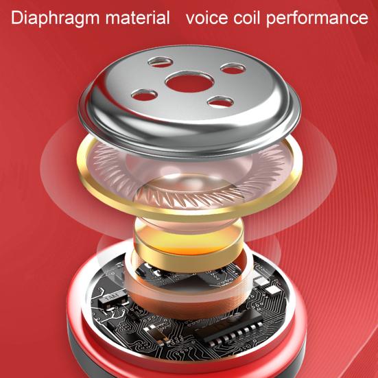 Bluetooth-compatible Headphone LED Devil Ear HiFi Glowing Cute Stereo Bass Wireless Headset