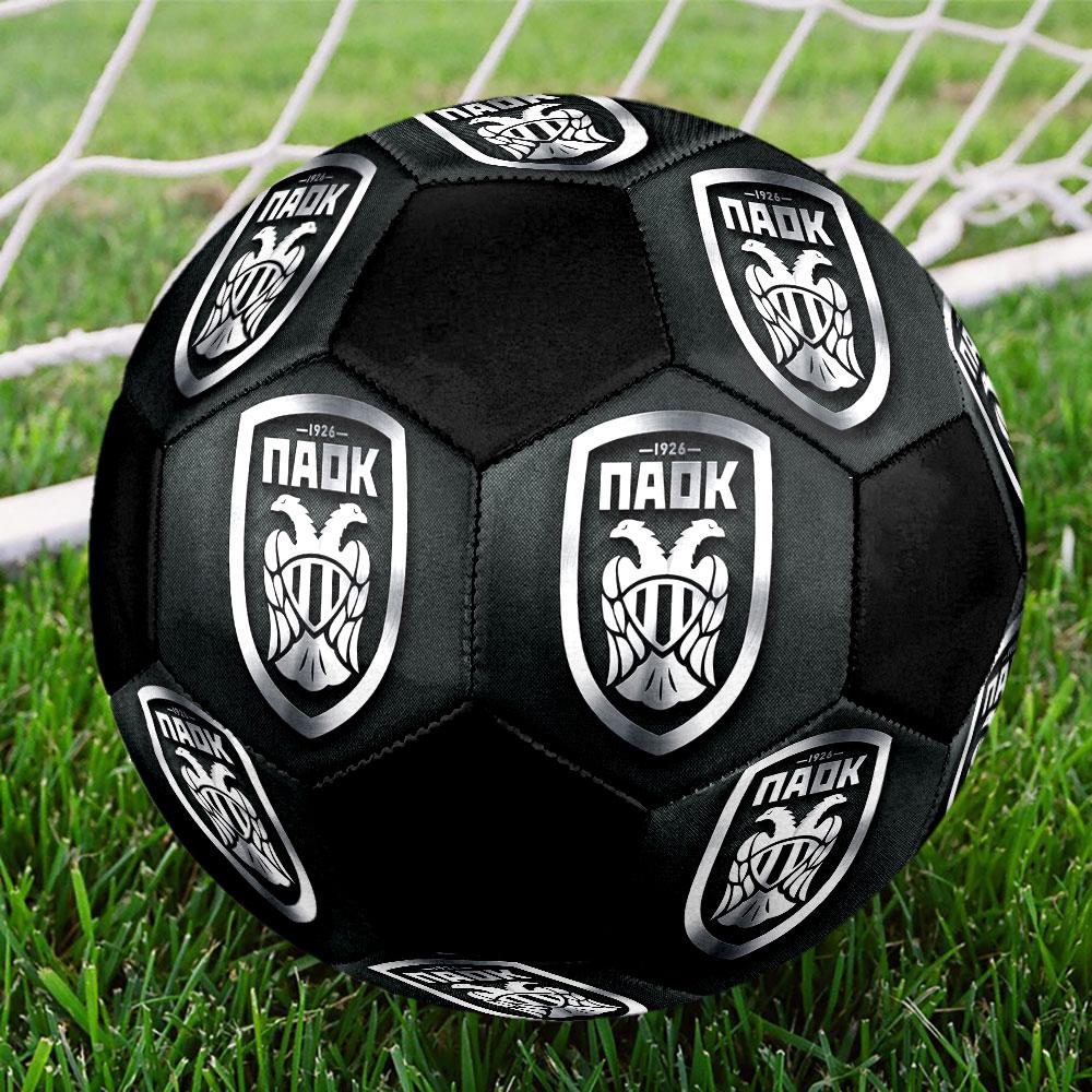 Футбольный мяч PAOK FC Размер 5 Цветной Машинная строчка ПВХ Готов к соревнованиям Прочный Высокий отскок