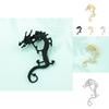 Fashionable Chinese Dragon Earrings With Alloy Material Perfect For Celebratory Gifts