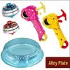 Free Shipping Dual Alloy Burst Gyro Toy - Magic Light Pull String Battle Gyro