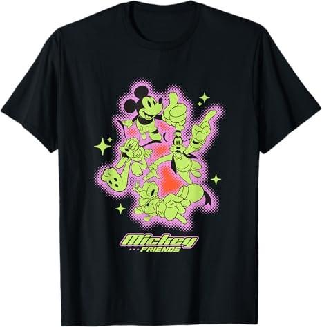 Mickey And Friends Retro Squad Tshirt Size S 4xl S
