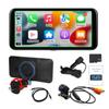 6.25inch Car Radio Wireless CarPlay Android Auto Multimedia Video Player Portable Touch Screen With USB AUX For Rear View Camera