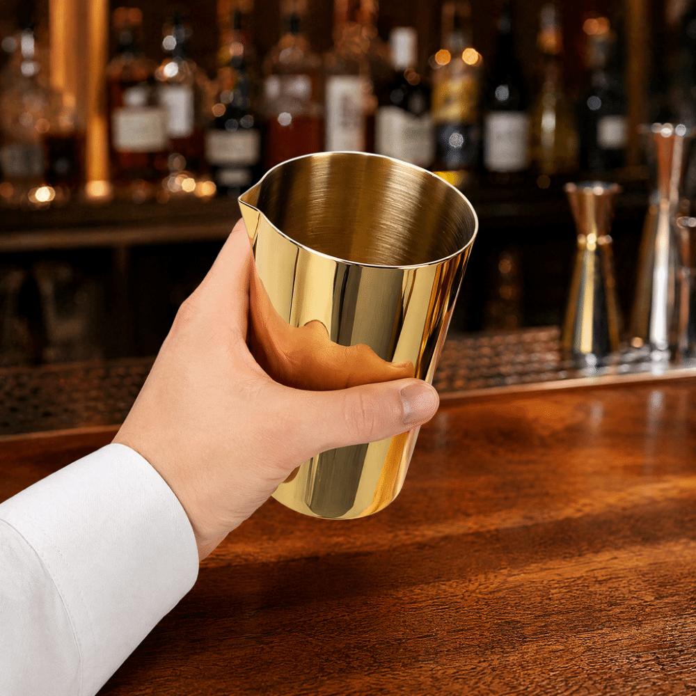 500ML Cocktail Mug 304 Stainless Steel Mixing Glass Professional Mixing Cup Party