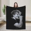 Britský Ed Sheeran hlava Písně Deku Měkká Teplá Street Trend Plyšové Lůžkoviny Přehozy Pro Venkovní Piknik Flanelové Povlak na Postel Pokrývku Postele