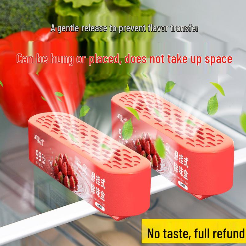 Hanging Refrigerator Deodorizer: Activated Carbon Odor Eliminator and Freshness Preserver