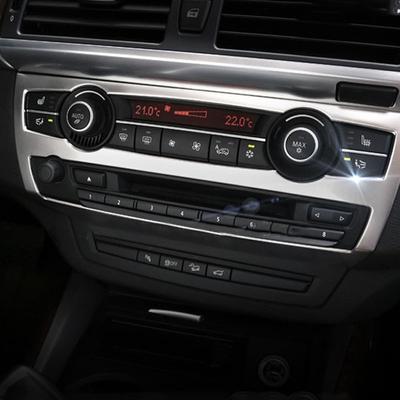 Car Central Control Air Condition Button CD Panel Cover Protection Decoration Interior Accessories For BMW X5 E70 X6 E71