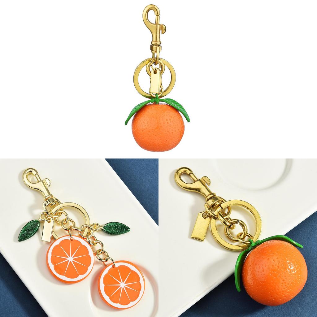Fruit Keychain With Resin Material For Bag Decor And Summer Fashion Accessory