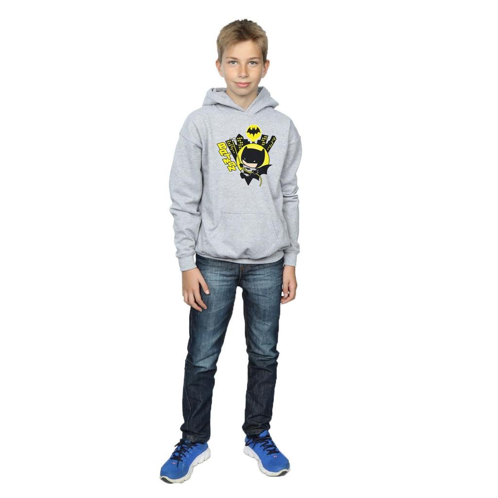 DC Comics Boys Chibi Batman Swinging Hoodie