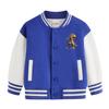 Herbst & Winter Jungen Baseballjacke mit Fleecefutter - Warm, Trendy, Verdickte Oberbekleidung für Kindergarten und Coole Schuluniformen