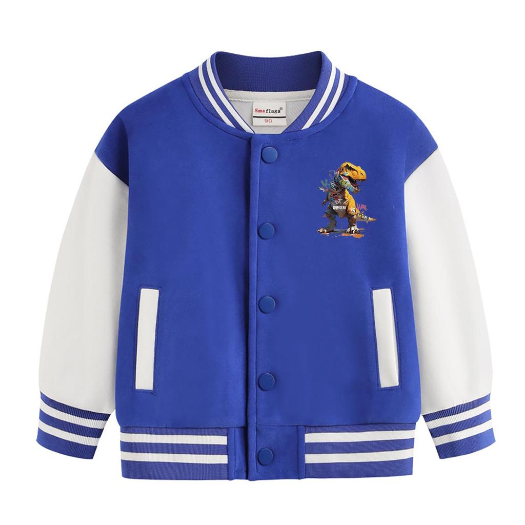 Herbst & Winter Jungen Baseballjacke mit Fleecefutter - Warm, Trendy, Verdickte Oberbekleidung für Kindergarten und Coole Schuluniformen