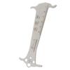 3 In 1 Mountain Bike Chain Measuring Ruler Road Bike Chain Wear Measuring Tool Silver