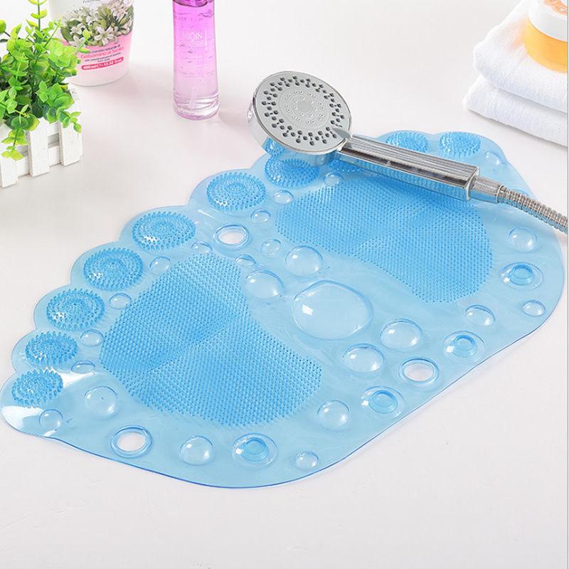 Füße Badezimmer Rutschfeste Matte Badewanne Dusche mit Saugnapf Massage Fußpolster Toilette Sanitär Trennwand Wassermatte