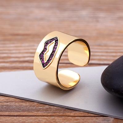 

Fashion Design Bohemian Copper Zircon Turkish Evil Eye Rhinestone Adjustable Rings For Women Vintage Open Ring Lucky Jewelry