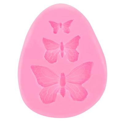 Schmetterlingsform Silikon Kuchen Fondant Schokolade Formen Dekorationswerkzeug