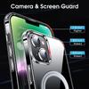 For iPhone 14 Magnetic Clear Case Compatible with MagSafe TPU+PC Protective Phone Cover