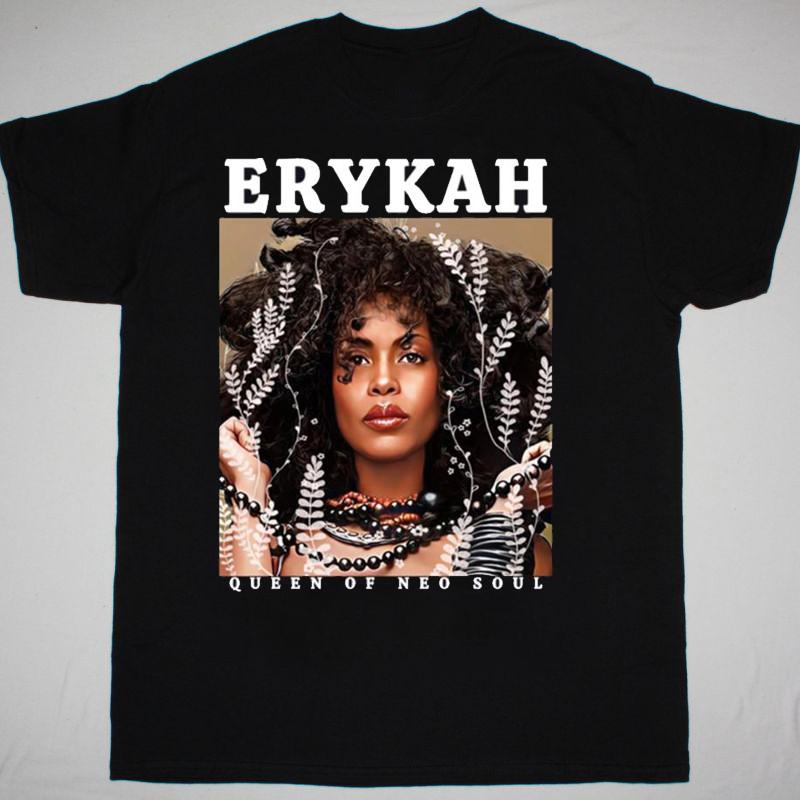 

Erykah Badu Queen Of Neo Soul Black Unisex Tshirt All Size MI120 Unisex T-Shirt S