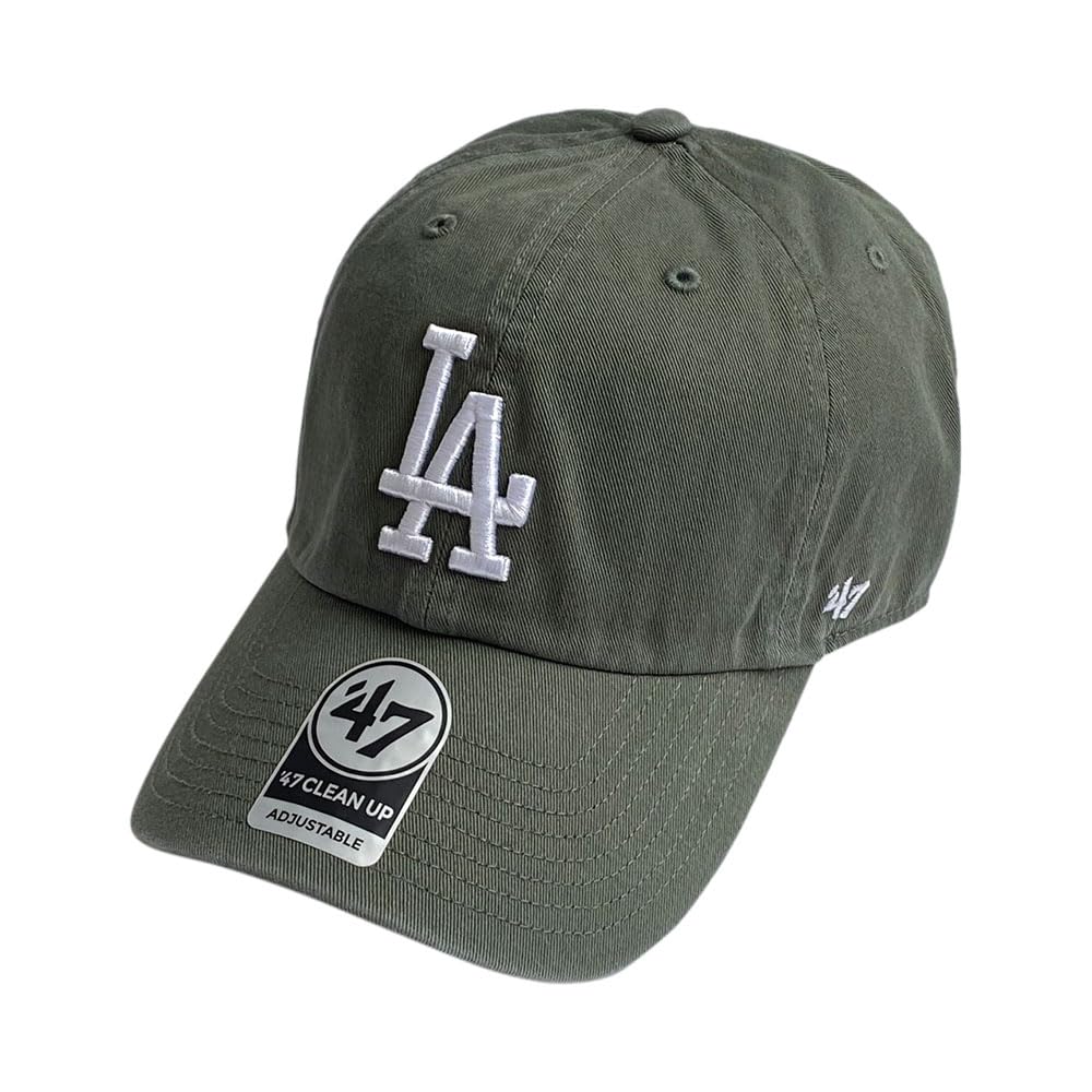 

Кепка Dodgers Cleanup Бейсболка Бренд x Белый [Forty Seven] Мужская Женская (Логотип Moss)