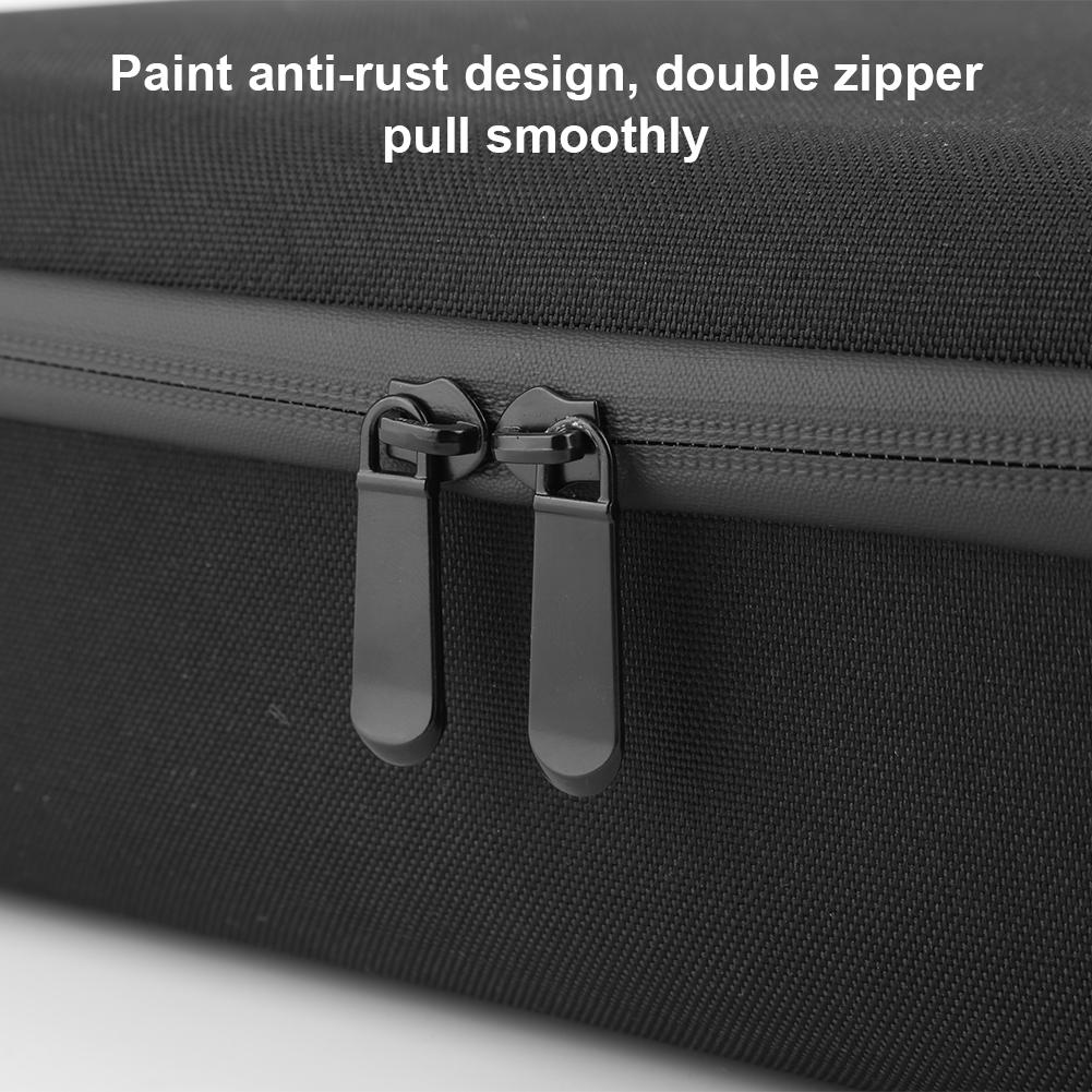 Hard Shell Portable Storage Case with Shock-Absorbing Foam Interior Protective Case Organizer for Mini Dish Kit