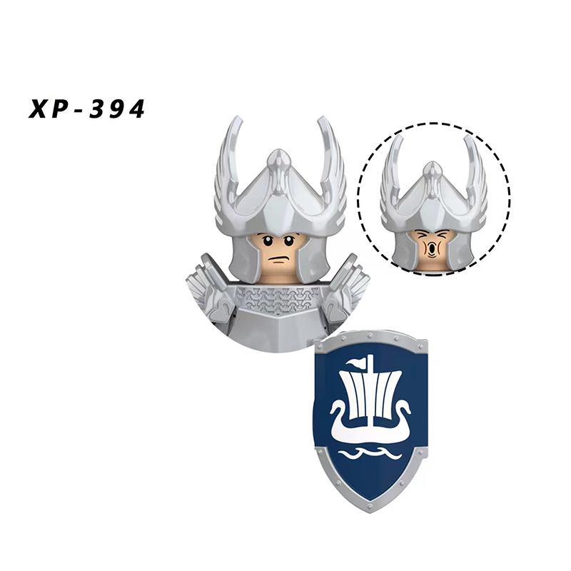 Mittelalterliche Ritter Serie Figuren Bausteine Krieger Soldaten Wachen Löwenherz Krankenhaus Deutscher Ritter Schlacht Hirte Kindergeschenk