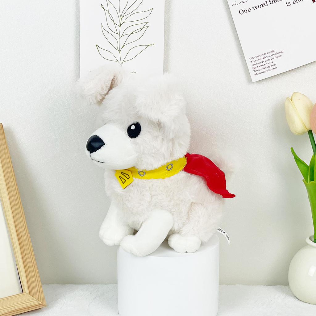 Non-Toxic New Producthalloween Gift Superman Superhero Dog Real-Life Version Superhero Series Plush Dog Toy Plush Doll Toy