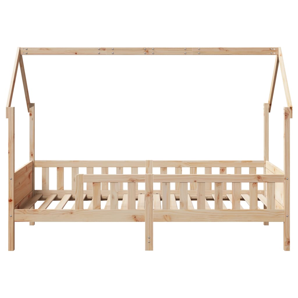 Kids House Bed 80 X 200 Cm Solid Pine Wood