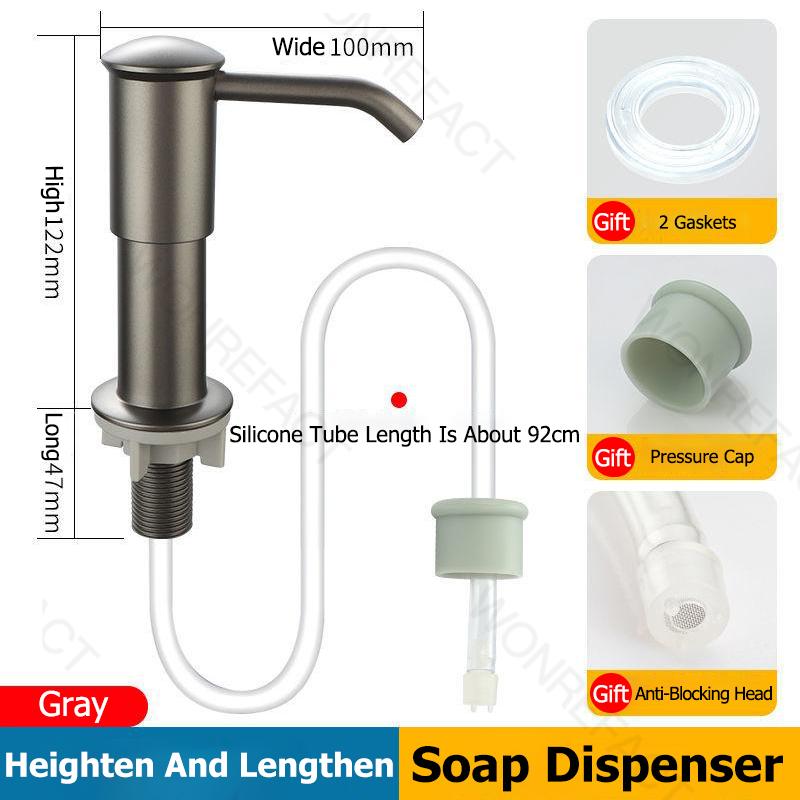 

Kitchen Sink Soap Dispenser Sink Soap Dispenser With Tray Hook Dishwashing Liquid Soap Dispenser Countertop Soap Dispenser