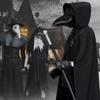 Halloweenowa Maska i Szata Doktora Plagi Kostium Akcesoria Długi Nos Dziób Skórzane Maski Dla Dorosłych Szata Żniwiarza Średniowieczna Na Imprezę Prezent