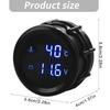 Universal 12V 24V Car Engine Coolant Temp And Battery Level Monitor