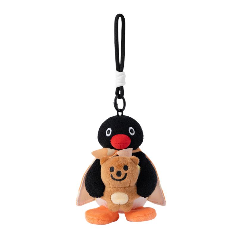 Originální přívěsek panenky Pingu - Roztomilý plyšový přívěsek Pinga na batoh