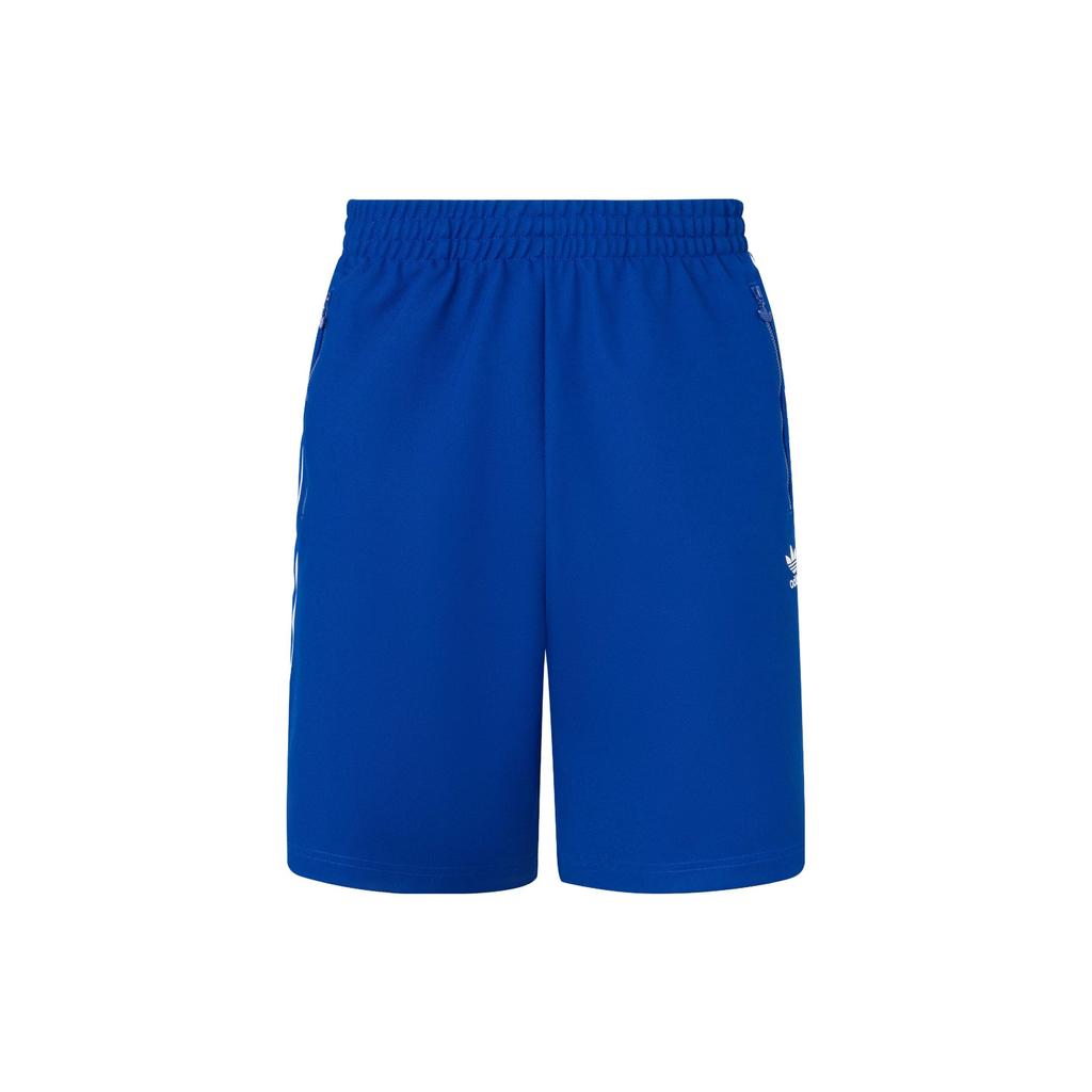 Adidas Originals Cn Short U Three Stripe Color Block Elastic Waist Sports Shorts Unisex Shorts Academy-Blue IT4478