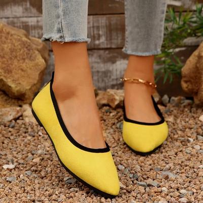 Sapatos femininos de salto alto, calçados casuais concisos, bico fino, calçados plus size para áreas externas, 2024