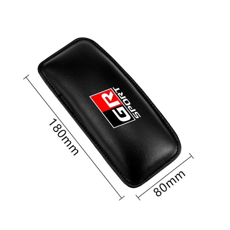 Leather Knee Pad Car Interior Pillow Comfortable Elastic Cushion for Toyota GR RAV4 Prius CHR Camry TRD GT86 Corolla Yaris Auris
