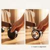2.5 Inch Stem Type M11*22mm Premium Universal Caster Wheels Snap/ring Swivel Casters For Gaming Chairs / Silent Tpu Wheels