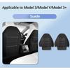 For Tesla Model3 Highland/Model Juniper 2025 Seat Kick Pad Leather Back Anti Kick Protectors Cover Mats Seatback Pad Accessories