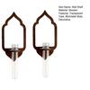 Plant Propagation Station Wall Hanging Wooden Shelf Plant Terrarium for Hydroponics Home Office Decor Air Plant Cutting Holder Propagate Test Tube for