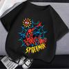 Boys and Girls 2026 Summer Children's T-shirt, Comfortable, Printed with Marvel Spider-Man Pattern