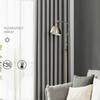 Modern Darkening Blackout Curtains Room High Density Weave Solid Color Simple Design For Bedroom Living Room