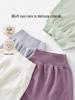 Infant High-Waist Cotton Pants - Big Butt, Belly Protection, Warm for Spring & Autumn