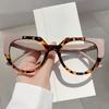 Oversized Women Eyeglasses Frames  New In Simple Multicolor Eyewear Trendy Luxury Design Non-prescription Spectacles