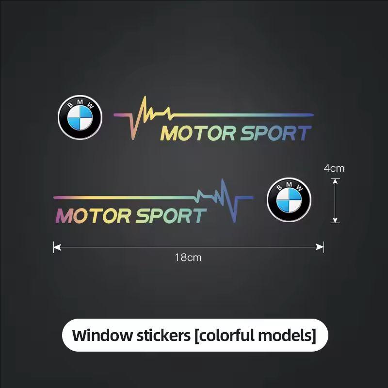 2Pcs Car Side Window Stickers Decals Accessories For BMW F30 F20 F10 F31 F11 F34 F01 F07 F12 F18 F32 F33 F35 F45 F46 F82 F85 G20