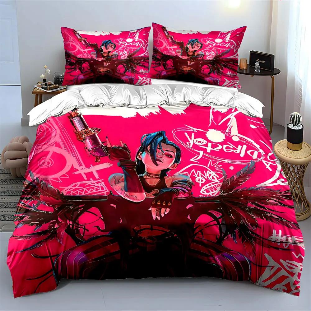 "Anime character Bold Character Art Decor Set" Soft Comfortable Duvet Cover Bedding Set Included 1*Duvet Cover & 2*Pillowcases