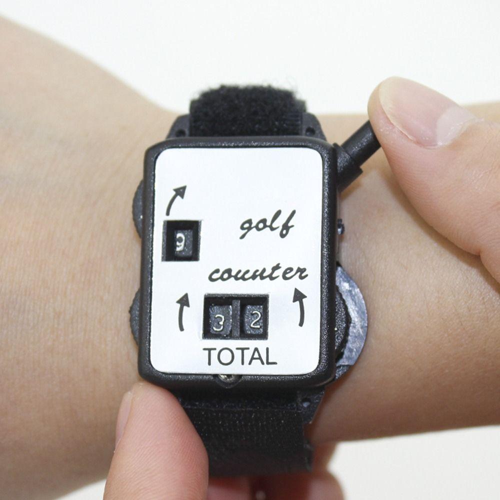 Golf Training Supplies Shot Wristband Digits Scoring Keeper Golf Score Counter Golf Count Watch