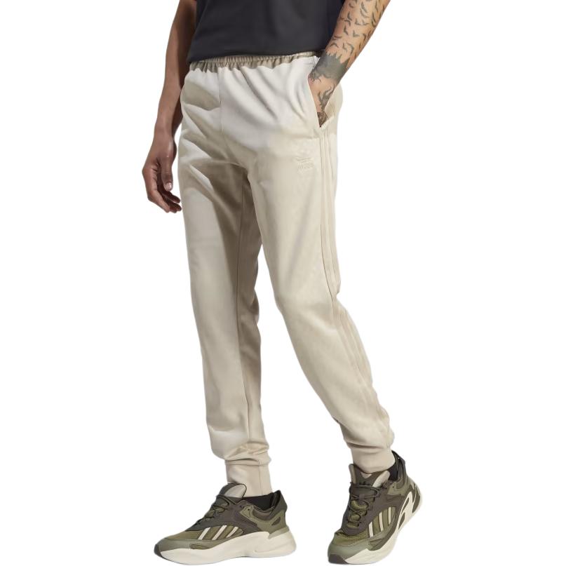 Adidas Originals ADICOLOR Knitted Sweatpants Japan Version Men's Beige IJ5690-