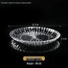 Hanyou Thickened PC Transparent Round Serving Plate